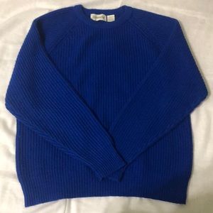St Johns Bay XL Blue Cable Knit Sweater